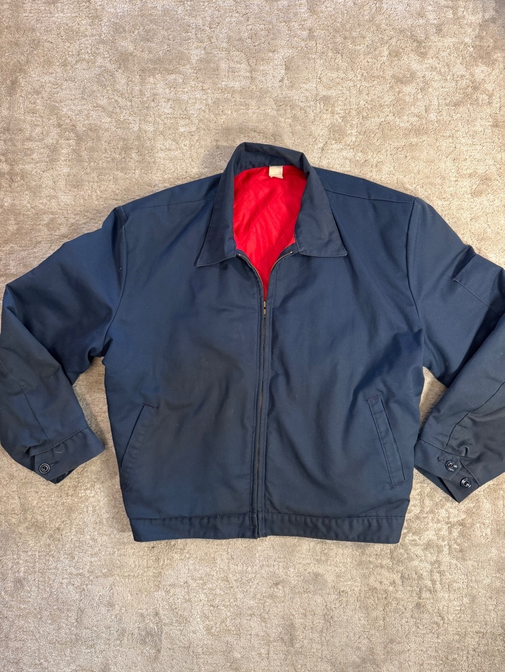 Vintage Air Force Detroit Style Quilted Jacket